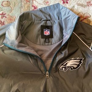 Philadelphia Eagles 1/4 Quaterzip Windbreaker NWT